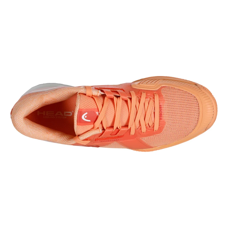 Sprint Pro 4.0 Chaussure Terre Battue Femmes-Corail,Blanc