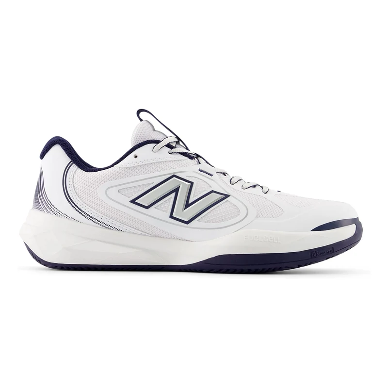 FuelCell 796v5 Chaussure terre battue Hommes - blanc, bleu foncé