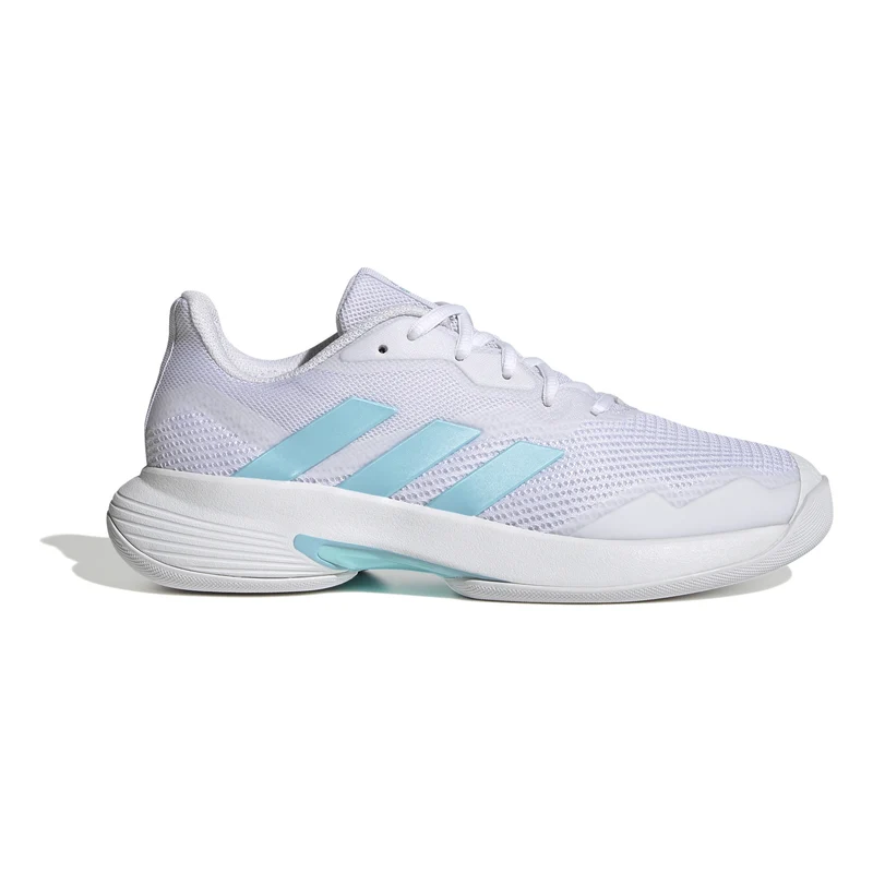 CourtJam Control Chaussure moquette Femmes - blanc, turquoise