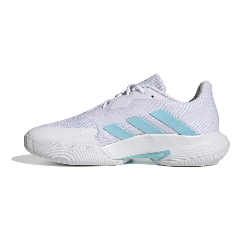 CourtJam Control Chaussure moquette Femmes - blanc, turquoise