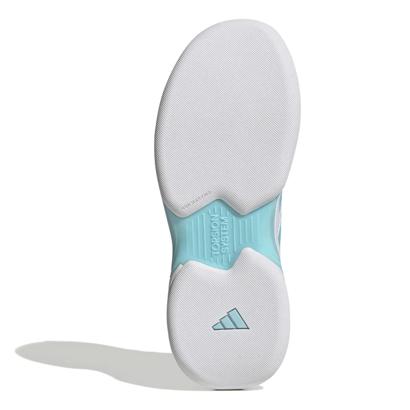 CourtJam Control Chaussure moquette Femmes - blanc, turquoise