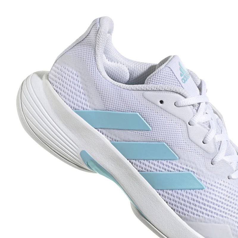 CourtJam Control Chaussure moquette Femmes - blanc, turquoise