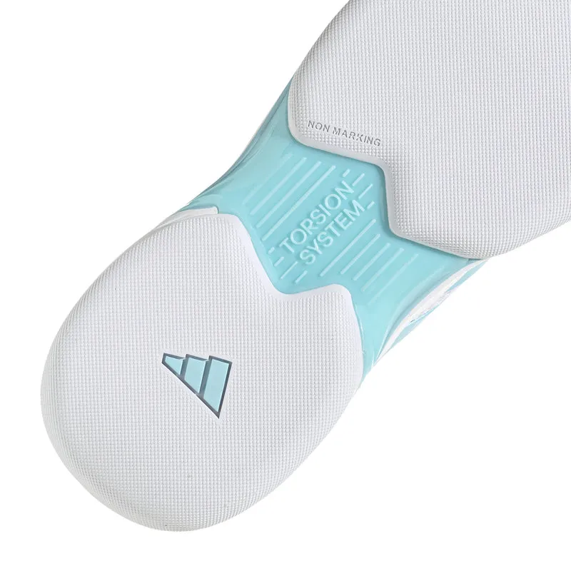CourtJam Control Chaussure moquette Femmes - blanc, turquoise