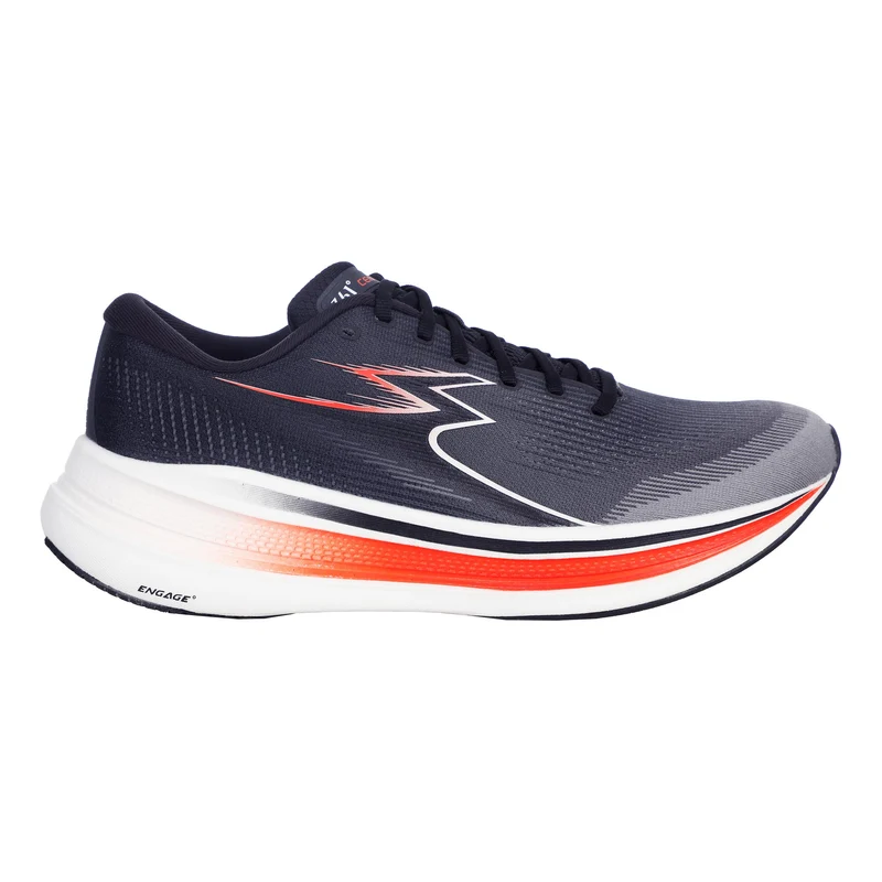 Centauri 3 Chaussure de running sans stabilisateurs Hommes-gris foncé, orange