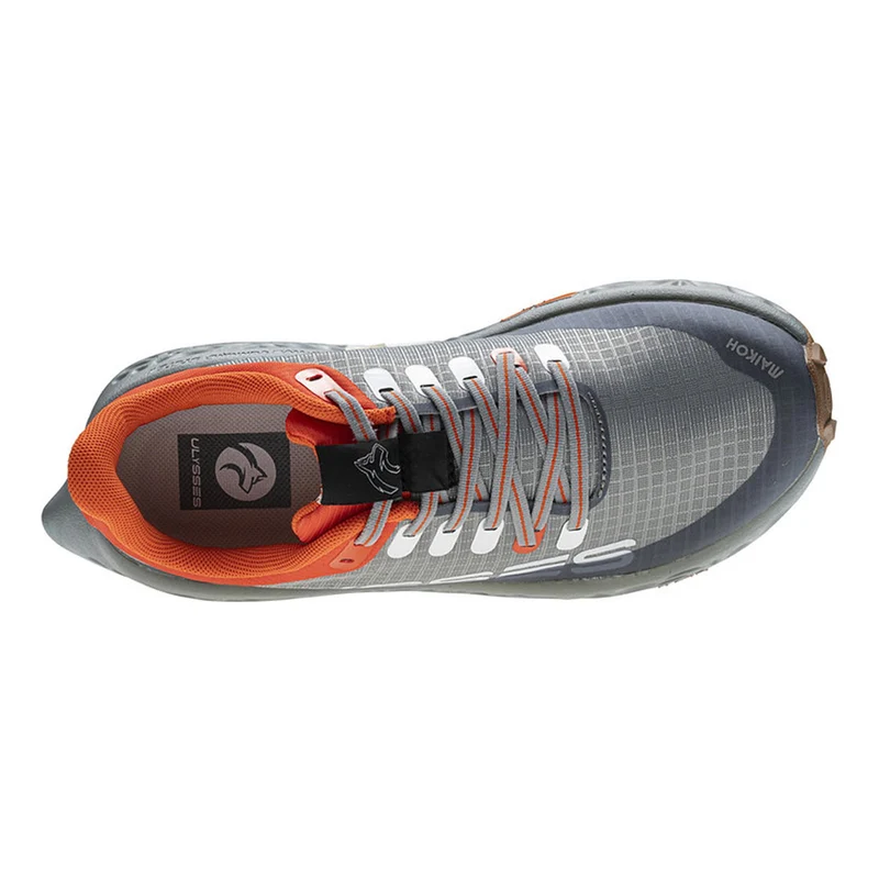 Maikoh Chaussure Trail-Gris,Rouge