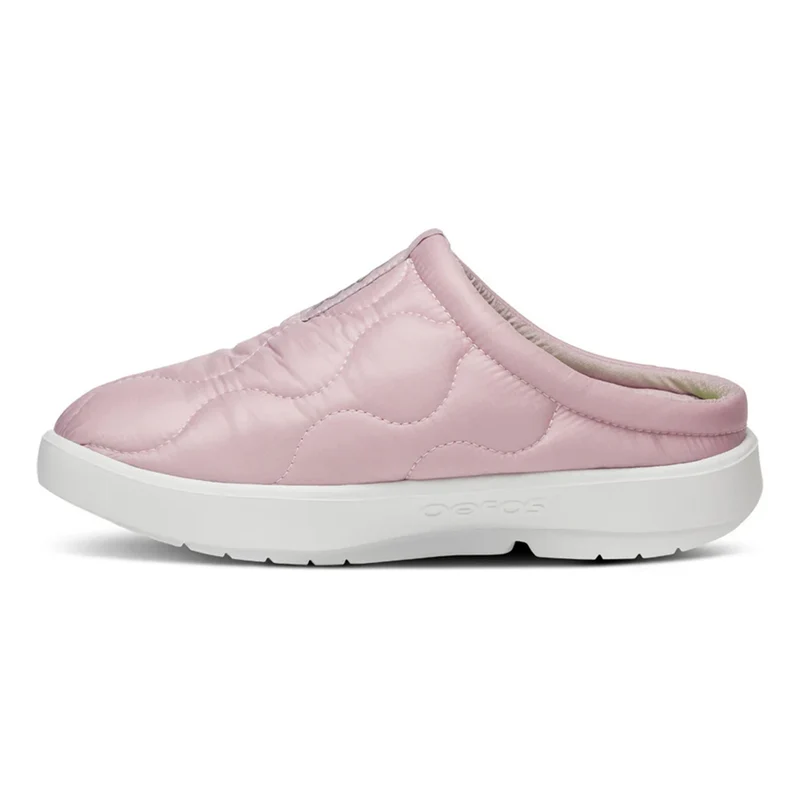 Oocoozie Thermo Mule Chaussure de récupération Unisex - rosé, vert fluo