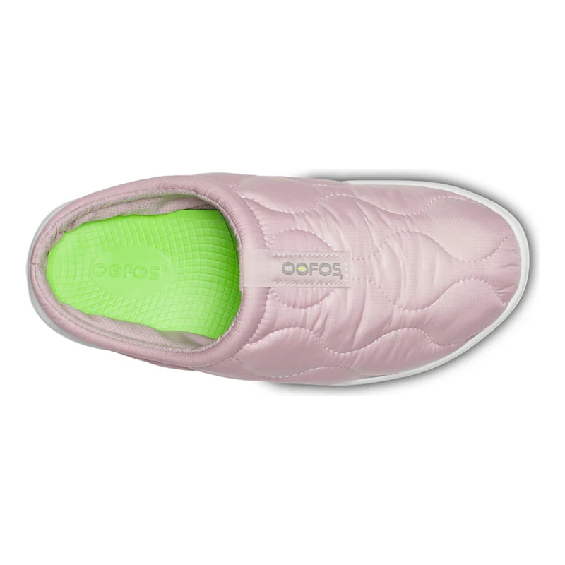 Oocoozie Thermo Mule Chaussure de récupération Unisex - rosé, vert fluo