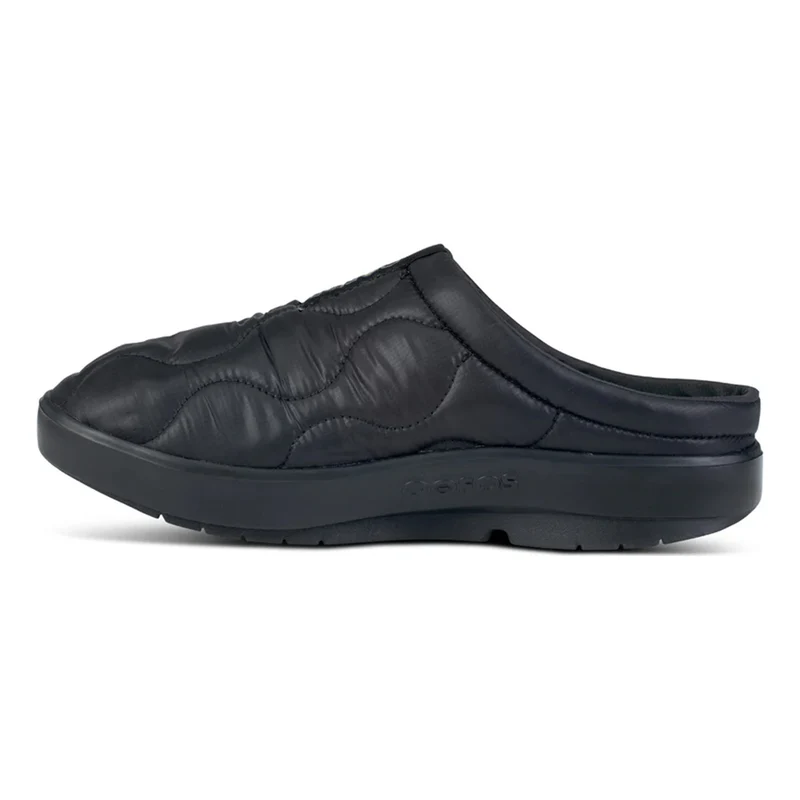 Oocoozie Thermo Mule Chaussure de récupération Unisex - noir, vert fluo
