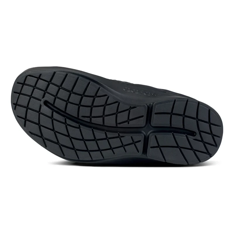 Oocoozie Thermo Mule Chaussure de récupération Unisex - noir, vert fluo