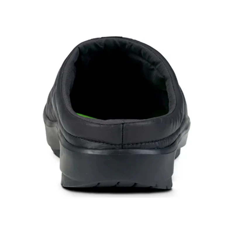 Oocoozie Thermo Mule Chaussure de récupération Unisex - noir, vert fluo